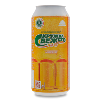 Пиво 0.9л 4% Светлое Пастеризованное Мягкое Кружка Свежего ж/б