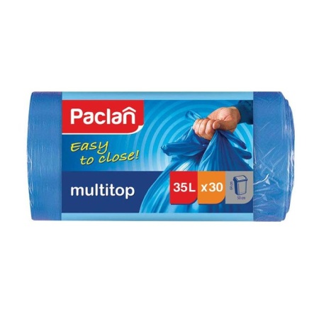 Пакеты Паклан д/мусора 35л 50х64см 30шт
