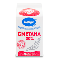 Сметана 20% Nәtige т/п 500г