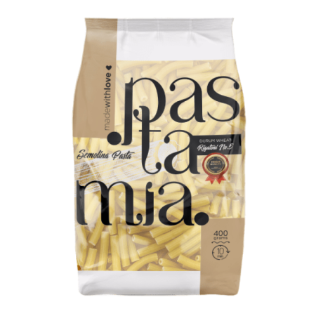 Макароны Pastamia Rigatoni 5 400гр фл/п