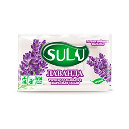 Мыло Sulu Baby Туалетное Лаванда 100гр Кор