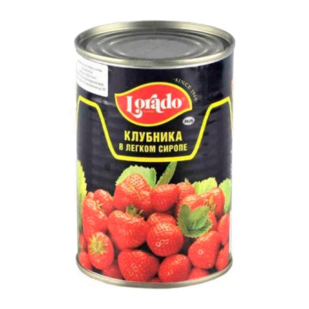 Клубника Lorado в Сиропе 425гр ж/б