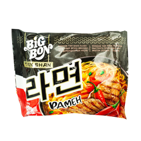 Лапша Big Bon Рамен со Вкусом Острой Говядины 100гр фл/п Лапша Big Bon Рамен со Вкусом Острой Говядины 100гр фл/п