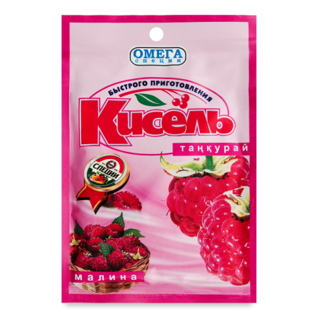 Кисель Малина Омега Специи м/у 90г