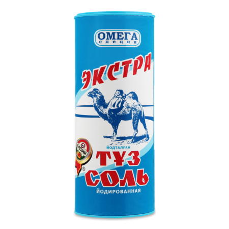 Соль Омега Экстра Йодированная 200гр Туб