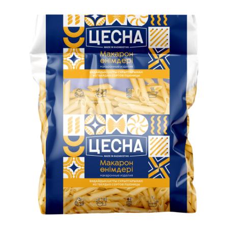 Макароны Цесна Перья 1,6кг Меш