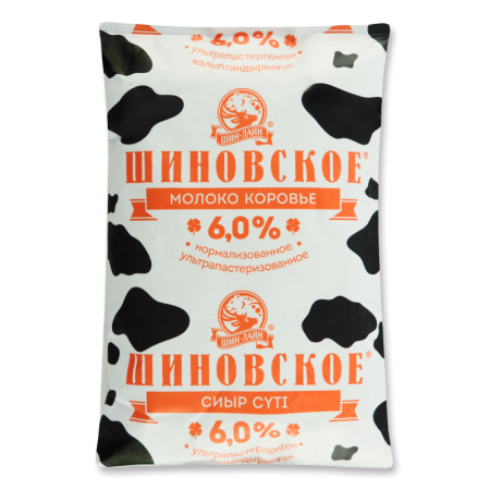 Молоко 6% Нормализованное Ультрапастеризованное Шиновское шин-лайн т/п 0.9л