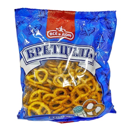 Крендельки Всё в Дом Бретцель с Солью 170гр Крендельки Всё в Дом Бретцель с Солью 170гр