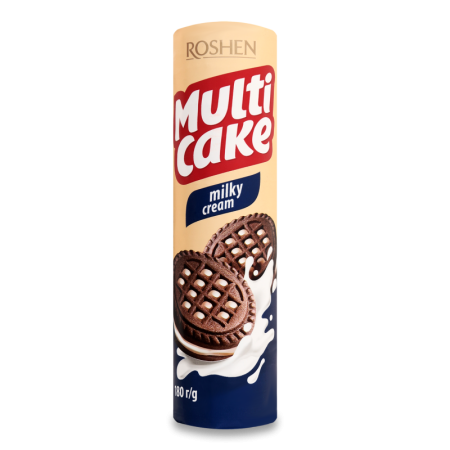 Печенье Roshen Мульти Кейк Мол Кремом 180гр Кнврт