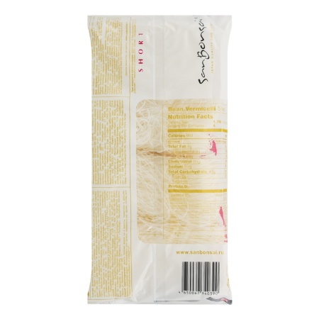 Вермишель Бобовая Фунчоза Короткая San Bonsai м/у 200г