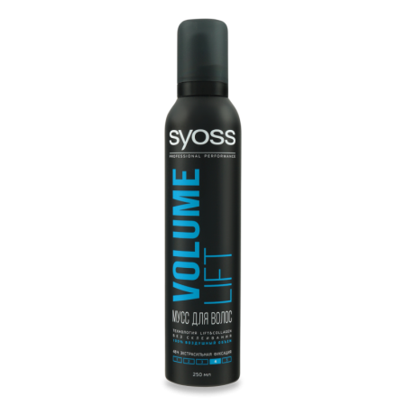 Мусс Для Волос Экстрасильной Фиксации Volume Lift Syoss 250мл