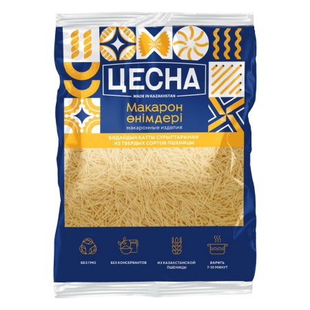 Макароны Цесна Паутинка 400гр п/п