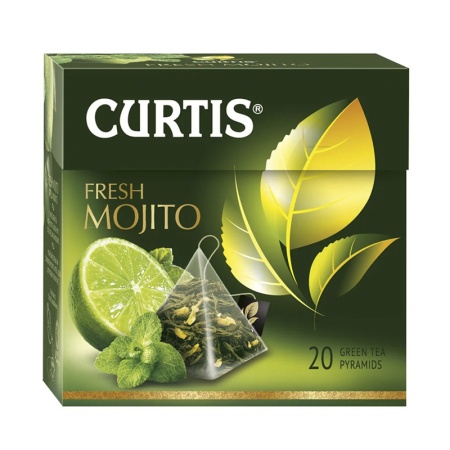 Чай Curtis Fresh Mojito Зел 20 Пирамидок Кор