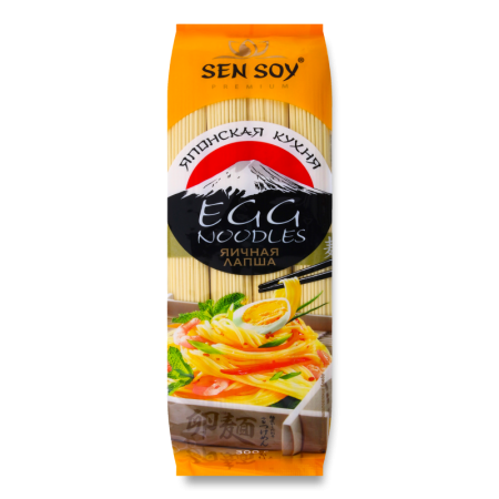 Лапша Яичная Egg Noodles Sen Soy м/у 300г