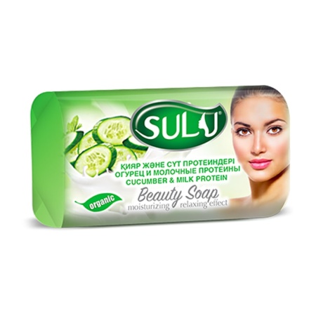 Мыло Sulu Lady Туалетное Омолаживающий Огурец 100гр Кор