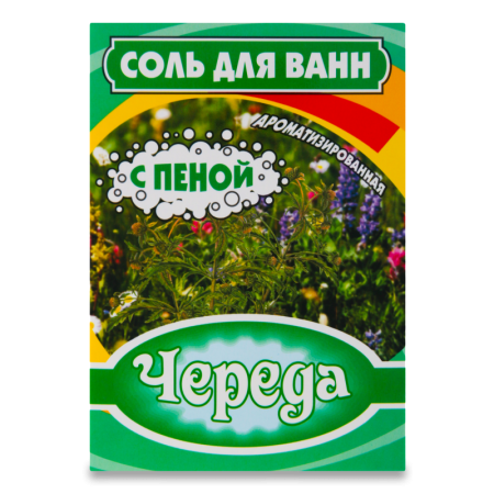 Соль д/ванн Бахташ с Пеной Череда 400гр Кор