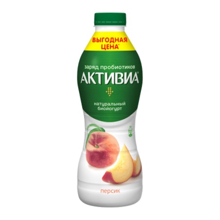 Йогурт Питьевой Активиа Персик 6% 670мл п/б Йогурт Питьевой Активиа Персик 6% 670мл п/б