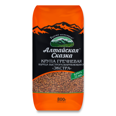 Крупа Алтайская Сказка Гречневая Экстра 800гр п/п