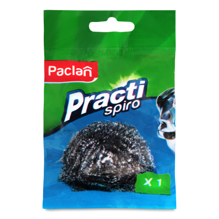 Мочалка Металлическая Для Хозяйственных Нужд Practi Spiro Paclan 1шт Мочалка Металлическая Для Хозяйственных Нужд Practi Spiro Paclan 1шт