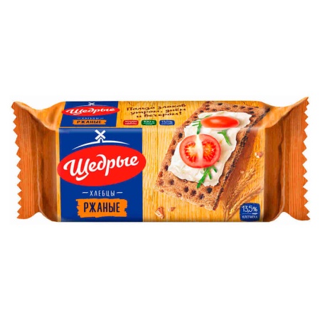 Хлебцы Ржаные Щедрые м/у 100г