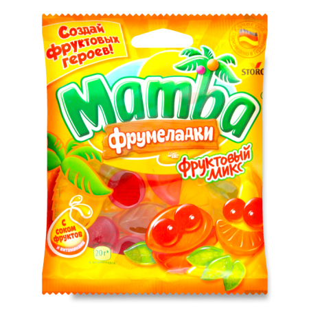 Мармелад Storck Mamba Фрумеладки Фруктовый Микс 72гр п/п
