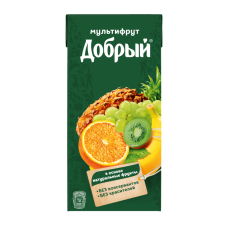 Нектар Добрый Мультифрут 2л Кбл