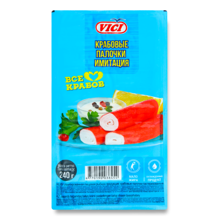 Палочки Крабовые Охлажденные Vici в/у 240г