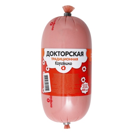 Колбаса Докторская Коровино Традиционная 500гр Вар к/об