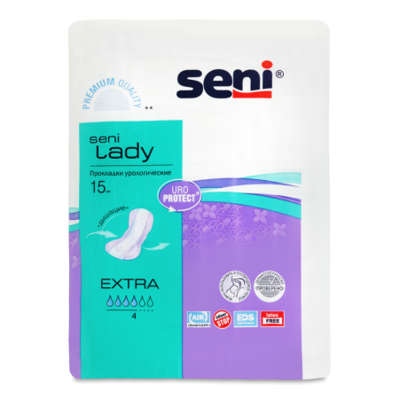 Прокладки Урологические Extra Seni Lady 15шт