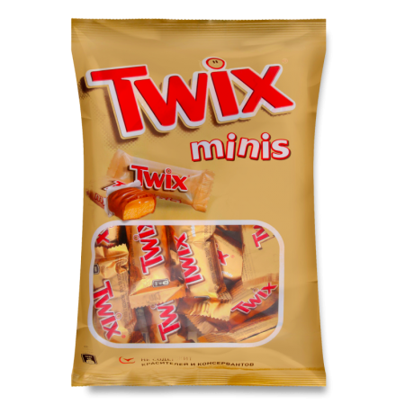 Батончик Mars Twix Minis с Карамелью 190гр фл/п