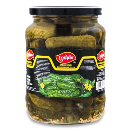 Корнишоны Маринованные 3-6см Lorado с/б 720мл