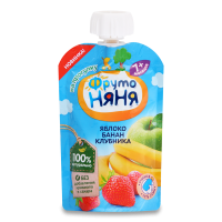 Десерт Фрутоняня ябл/банан/клуб 7мес+ 90гр д/п
