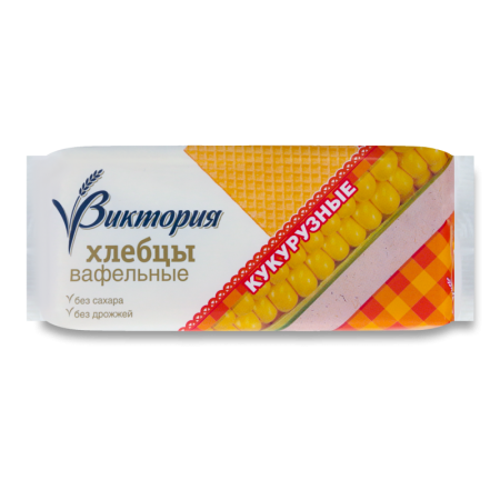 Хлебцы Вафельные Кукурузные Виктория м/у 70г