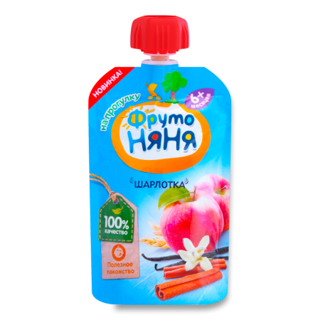 Пюре Фрутоняня Шарлотка +6м 90гр д/п