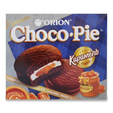 Бисквит Orion Choco Pie Карамель 12шт 360гр Кор