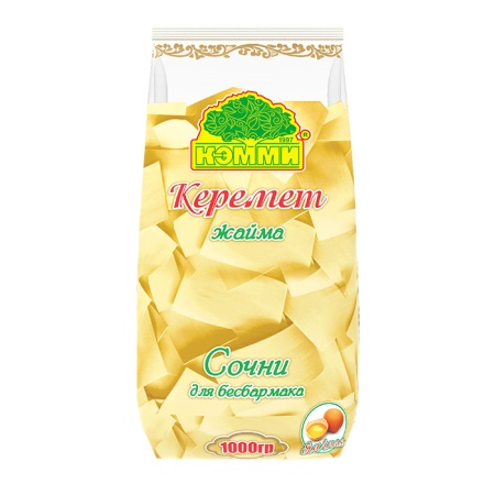 Сочни Кэмми Керемет д/бесбармака Яичная 800гр п/п Сочни Кэмми Керемет д/бесбармака Яичная 800гр п/п