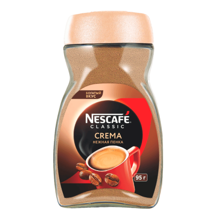 Кофе Nescafe Classic Crema Нежная Пенка 95гр с/б