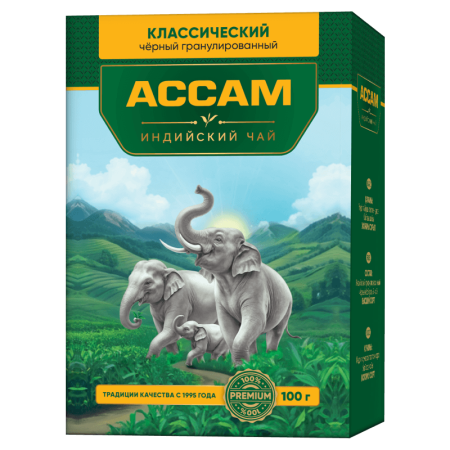 Чай Ассам Классич Гранул 100гр Кор