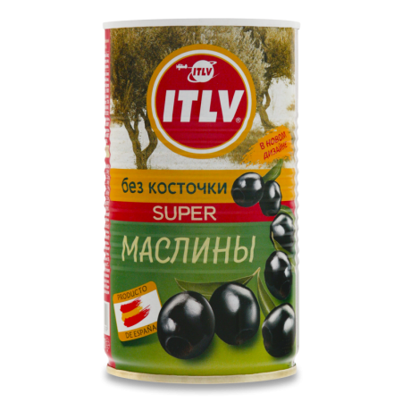 Маслины Без Косточки Super Itlv ж/б 350г