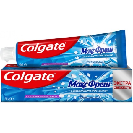 Паста Зубная Colgate Maxfresh Взрывная Мята 50мл Кор