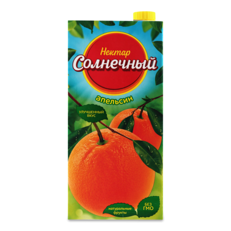Напиток Сокосодержащий Апельсин Нектар Солнечный т/п 1.9л