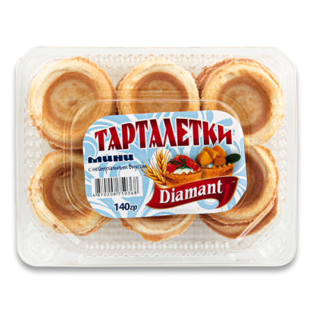 Тарталетки Мини Diamant п/у 140г