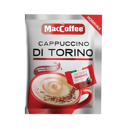 Кофе Maccoffee Cappuccino di Torino с Темн Шок 25,5гр Стик Кофе Maccoffee Cappuccino di Torino с Темн Шок 25,5гр Стик