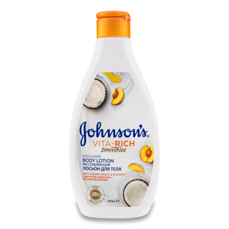 Лосьон Johnsons vita-rish д/тела Кокос Персик 250мл фл