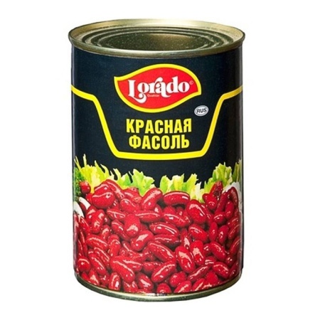Фасоль Lorado кр 425мл ж/б