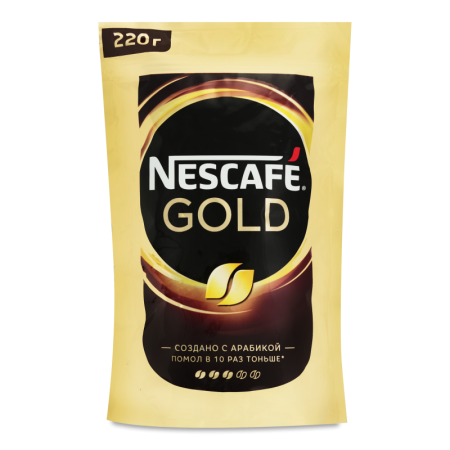 Кофе Nescafe Gold 220гр д/п