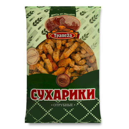 Сухарики Отрубные Трапеза м/у 350г