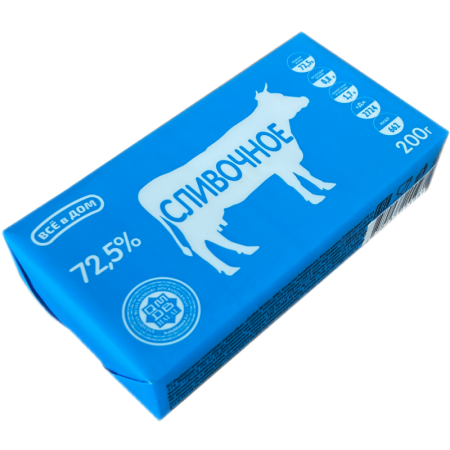 Спред Всё в Дом Сливочный 72,5% 200гр