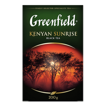 Чай Черный Байховый Кенийский Kenyan Sunrise Greenfield к/у 200г