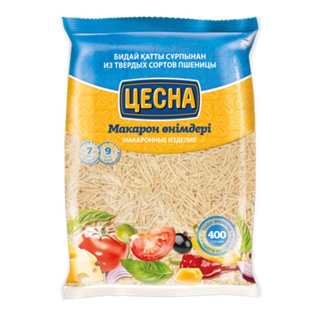 Макароны Цесна Gold Вермишель 400гр п/п